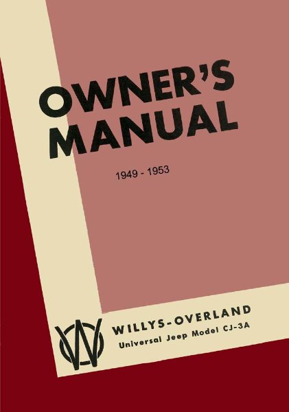 1949–1953 Jeep CJ Owner's Manual
