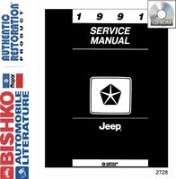 1991 JEEP Body, Chassis & Electrical Repair Shop Manual sample image