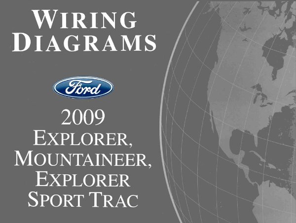 2009 Ford Truck Explorer, Mountaineer Wiring Diagrams Manual