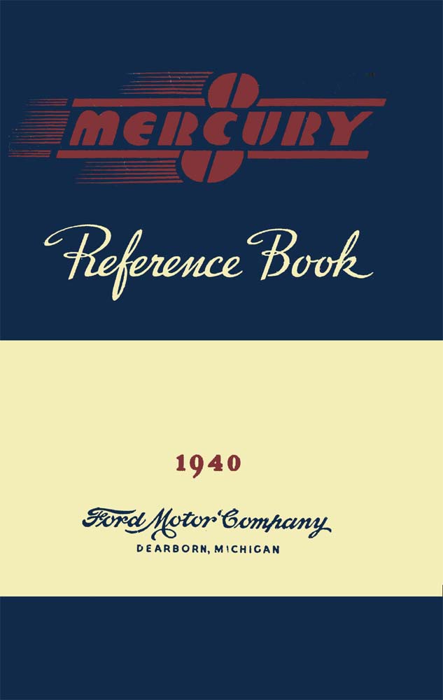 1940 Mercury Owners Manual User Guide
