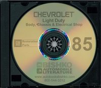 1985 CHEVROLET LIGHT DUTY TRUCK Body, Chassis & Electrical Service Manual sample image
