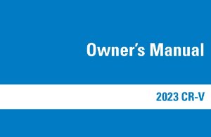 2023 Honda CR-V Owners Manual User Guide