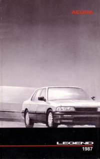 1987 Acura Legend Owners Manual User Guide