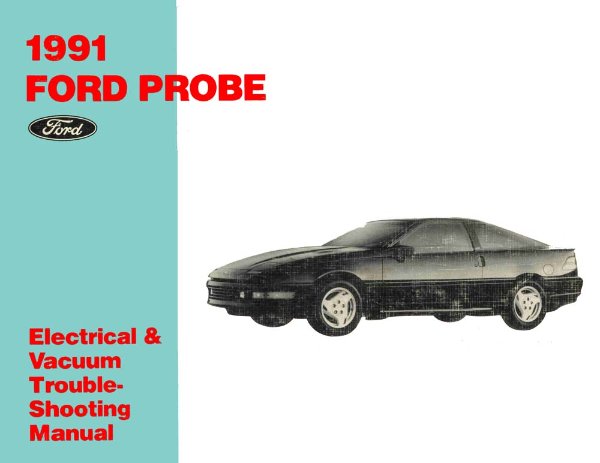 1991 Ford Probe Wiring Diagrams Manual