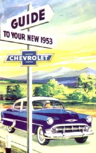 1953 Chevrolet Corvette Owner's Manual
