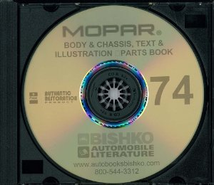 1974 Mopar Chrysler Dodge Desoto Plymouth Part Numbers Book PDF List Guide