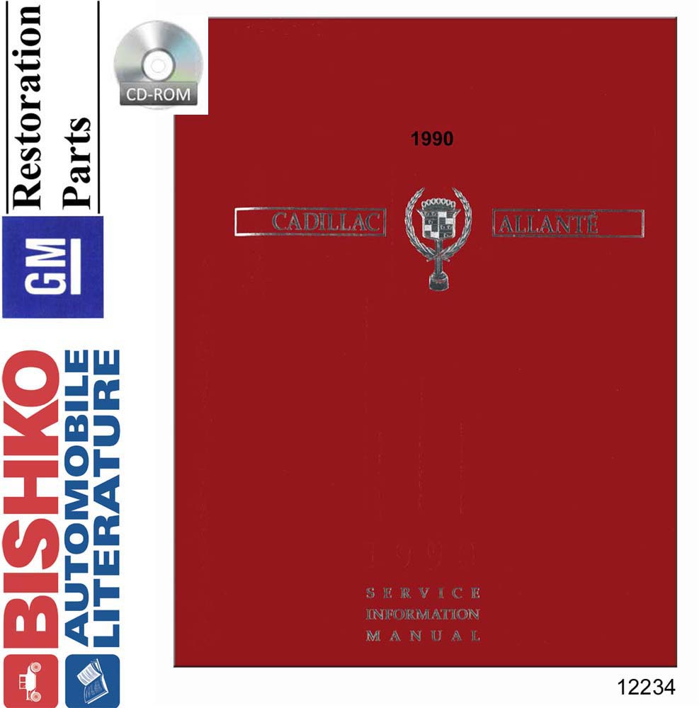 1990 Cadillac Allante Factory Shop Service Manual