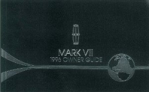 1996 Lincoln Mark VIII Owner's Manual