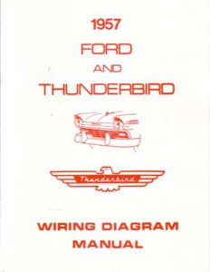 1957 Ford All Models Wiring Diagrams Manual