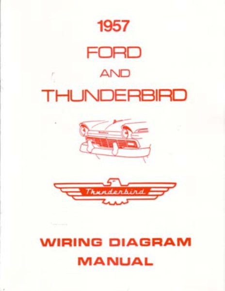 1957 Ford All Models Wiring Diagrams Manual
