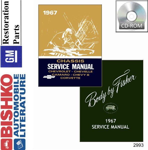1967 Chevrolet All Models Fisher Body Factory Shop Service Manual