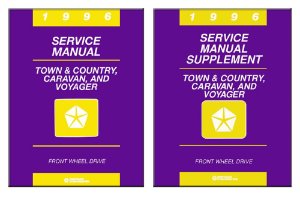 1996 Chrysler Town & Country, Caravan, Voyager Factory Shop Service Manual