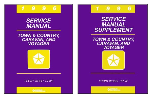 1996 Chrysler Town & Country, Caravan, Voyager Factory Shop Service Manual