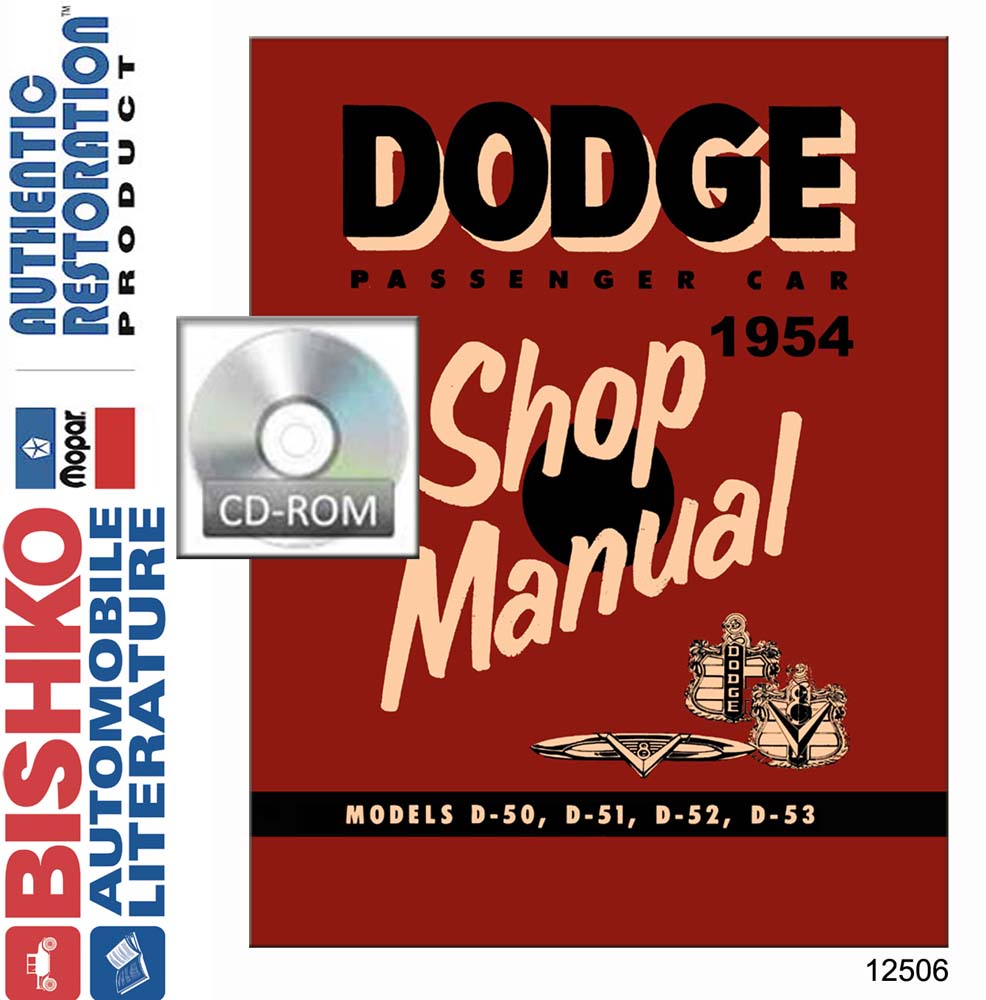 1954 Dodge All Models Factory Shop Service Manual