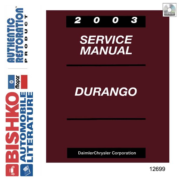 2003 Dodge Truck Durango Factory Shop Service Manual