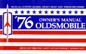 1976 Oldsmobile 98, Delta 88, Custom Cruiser Owner's Manual