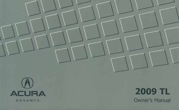 2009 Acura TL Owner's Manual