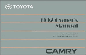 1992 Toyota Camry Owner's Manual