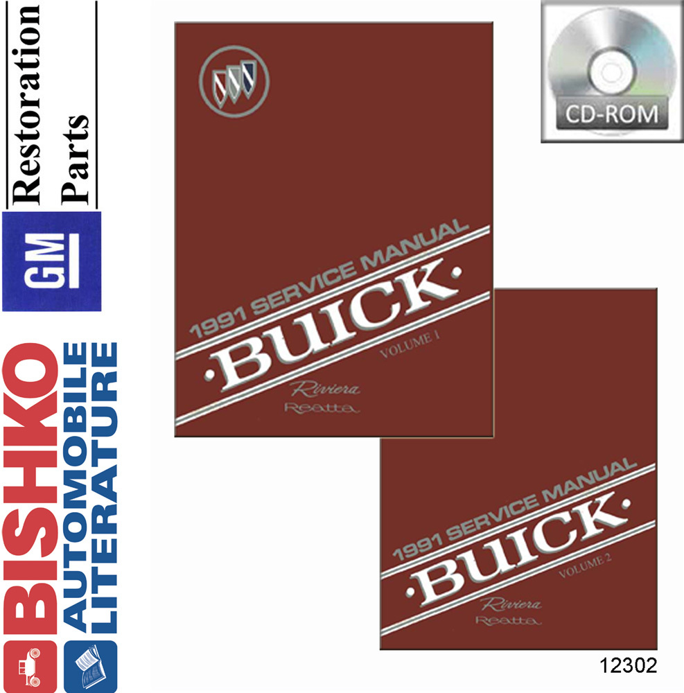 1991 Buick Riviera, Aurora Factory Shop Service Manual