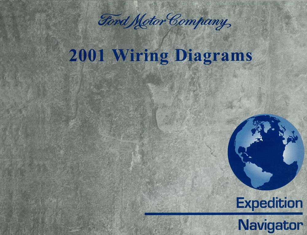 2001 Ford Truck Expedition, Navigator Wiring Diagrams Manual