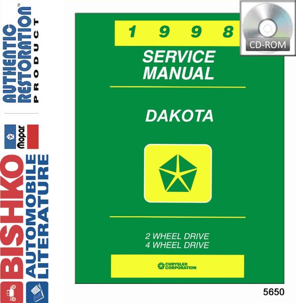 1998 Dodge Truck Dakota Factory Shop Service Manual