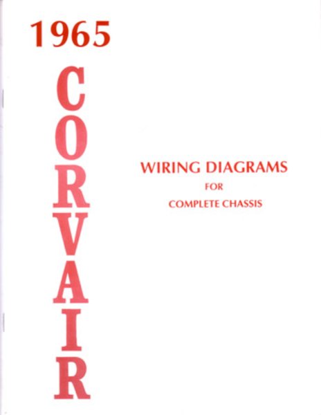 1965 Chevrolet Corvair Wiring Diagrams Manual