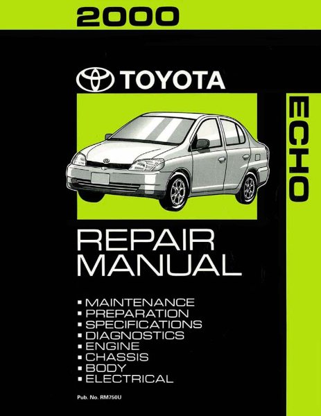 2000 Toyota Echo Factory Shop Service Manual