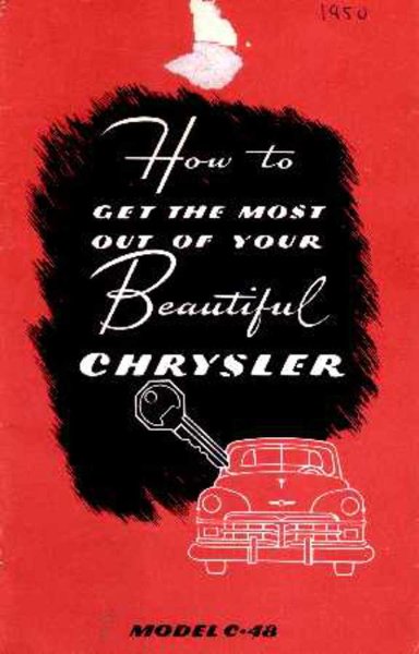 1950 Chrysler C-48 Owner's Manual