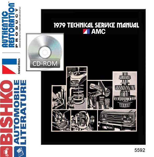 1979 AMC AMX, Concord, Pacer, Spirit Factory Shop Service Manual