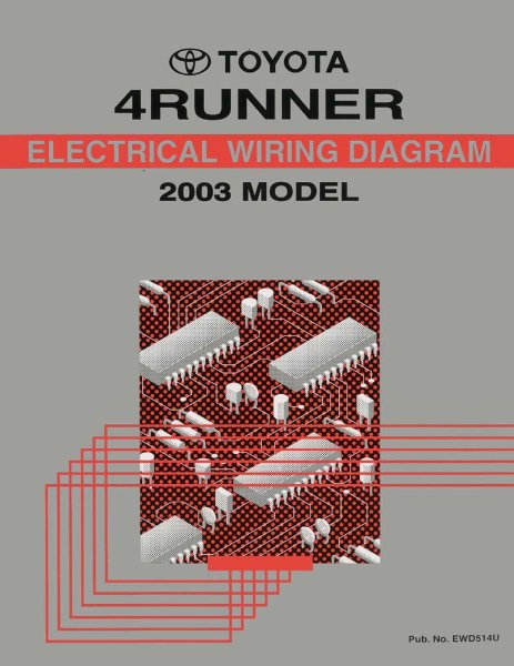 2003 Toyota 4Runner Wiring Diagrams Manual