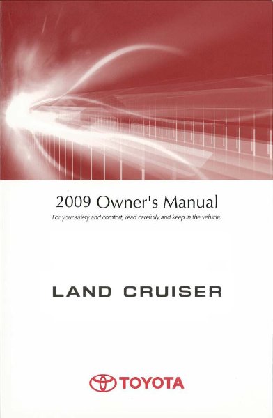 2009 Toyota Landcruiser Owner's Manual