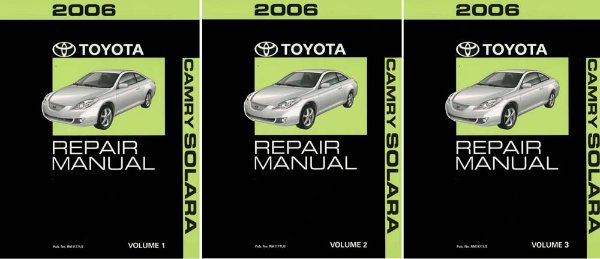 2006 Toyota Camry Solara Factory Shop Service Manual