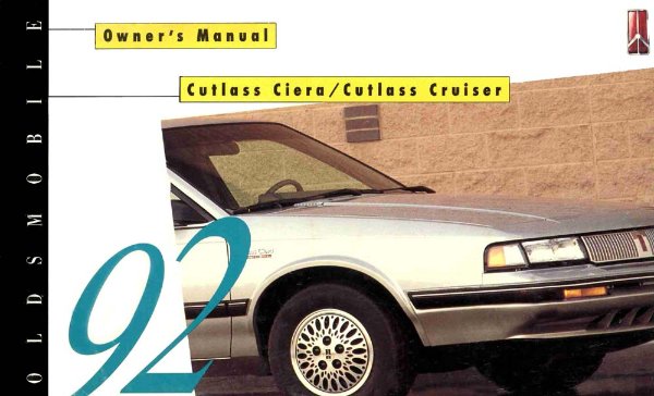 1992 Oldsmobile Cutlass Ciera, Cutlass Cruiser Owner's Manual