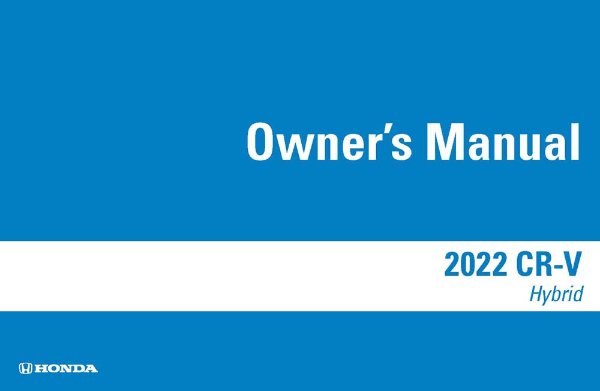 2022 Honda CR-V Hybrid Owner's Manual