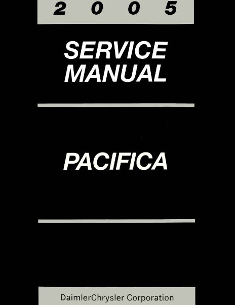 2005 Chrysler Pacifica Factory Shop Service Manual