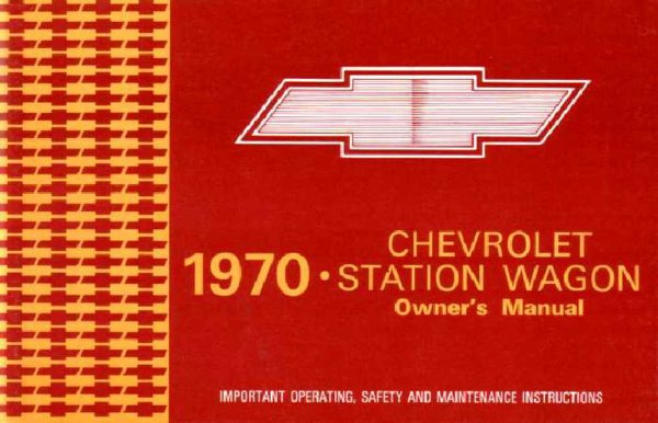 1970 Chevrolet Station Wagon Owner's Manual