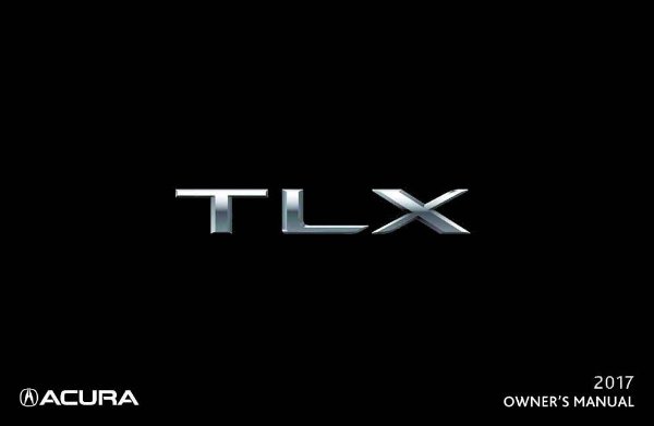 2017 Acura TLX Owner's Manual