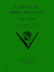 1949 Cadillac ALL MODELS - CHASSIS Factory Shop Service Manual