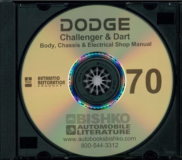 1970 Dodge Challenger, Dart Factory Shop Service Manual