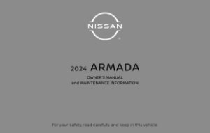 2024 Nissan Armada Owner's Manual