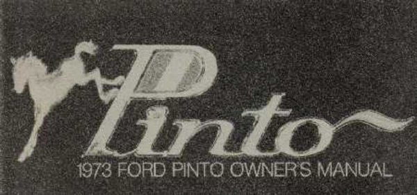 1973 Ford Pinto Owner's Manual