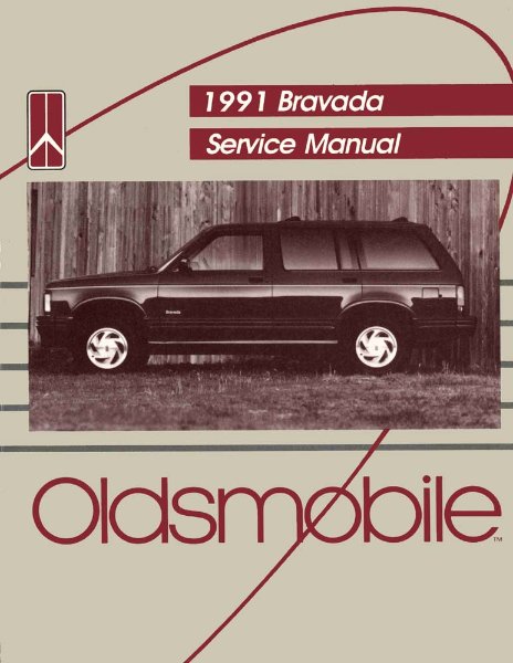 1991 Oldsmobile Bravada Factory Shop Service Manual