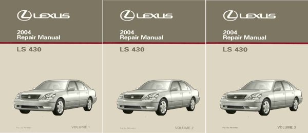 2004 Lexus LS 430 Factory Shop Service Manual