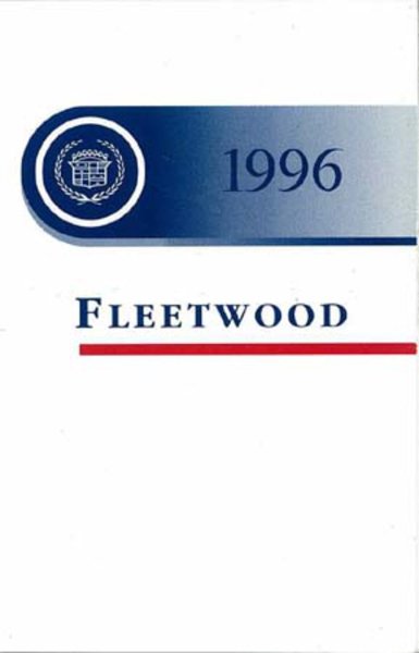 1996 Cadillac Fleetwood Owner's Manual