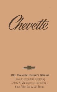 1981 Chevrolet Chevette Owner's Manual