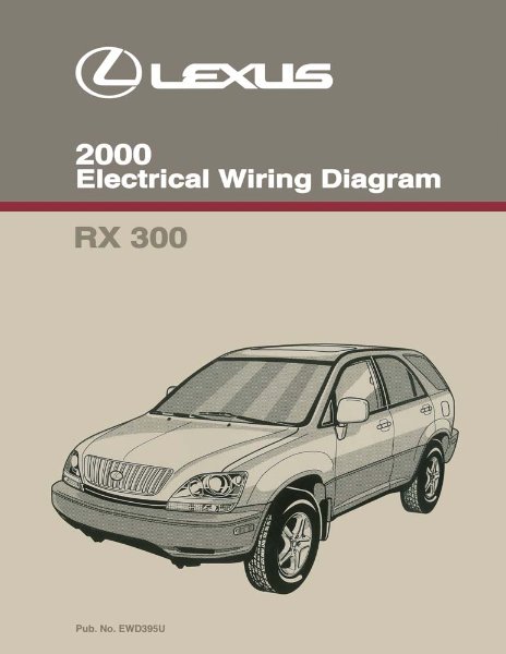 2000 Lexus RX 300 Wiring Diagrams Manual