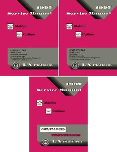1997 Chevrolet Malibu, Cutlass Factory Shop Service Manual