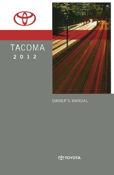 2012 Toyota TACOMA Owner's Manual