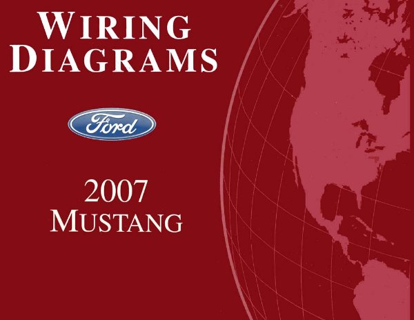 2007 Ford Mustang Wiring Diagrams Manual
