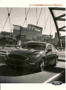 2017 Ford Fusion Owner's Manual